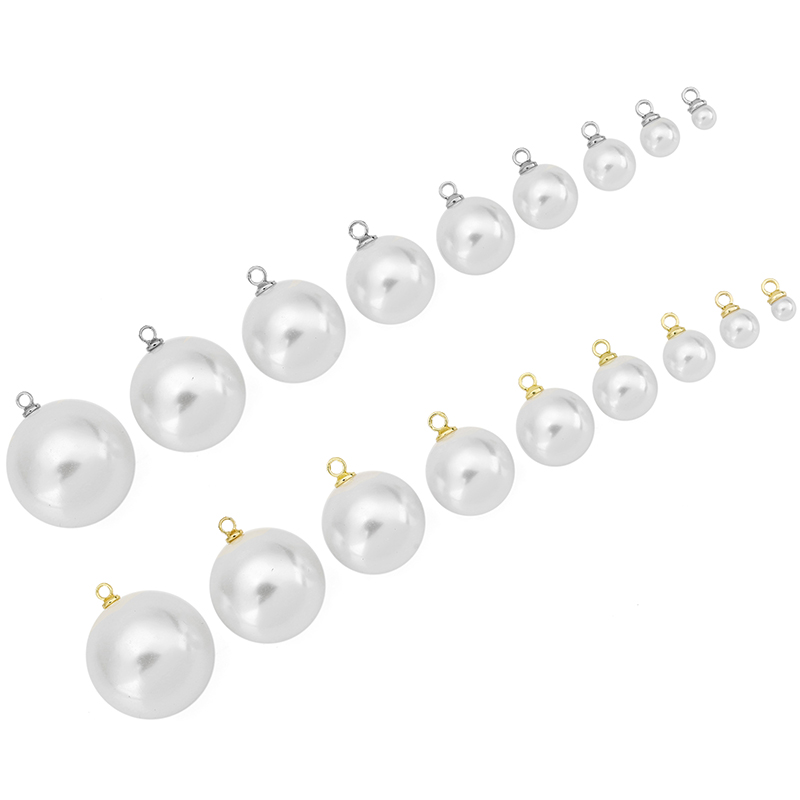 20pcs Imitation Pearl Beads Ea - Pearl Stud Earrings ulasan dan harga