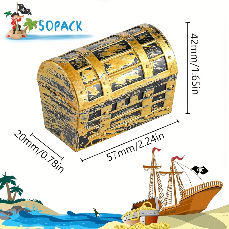 24/50pcs Halloween Pirate Trea - Jewelry & Watches Sp Z Oo Janów Lubelski ulasan dan harga