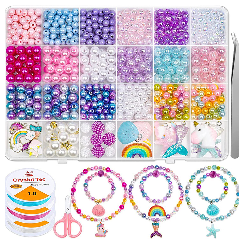 Rainbow ABS Pearl Beads Kit Gr - Pearl Stud Earrings ulasan dan harga