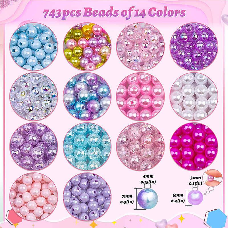 Rainbow ABS Pearl Beads Kit Gr - Pearl Stud Earrings ulasan dan harga
