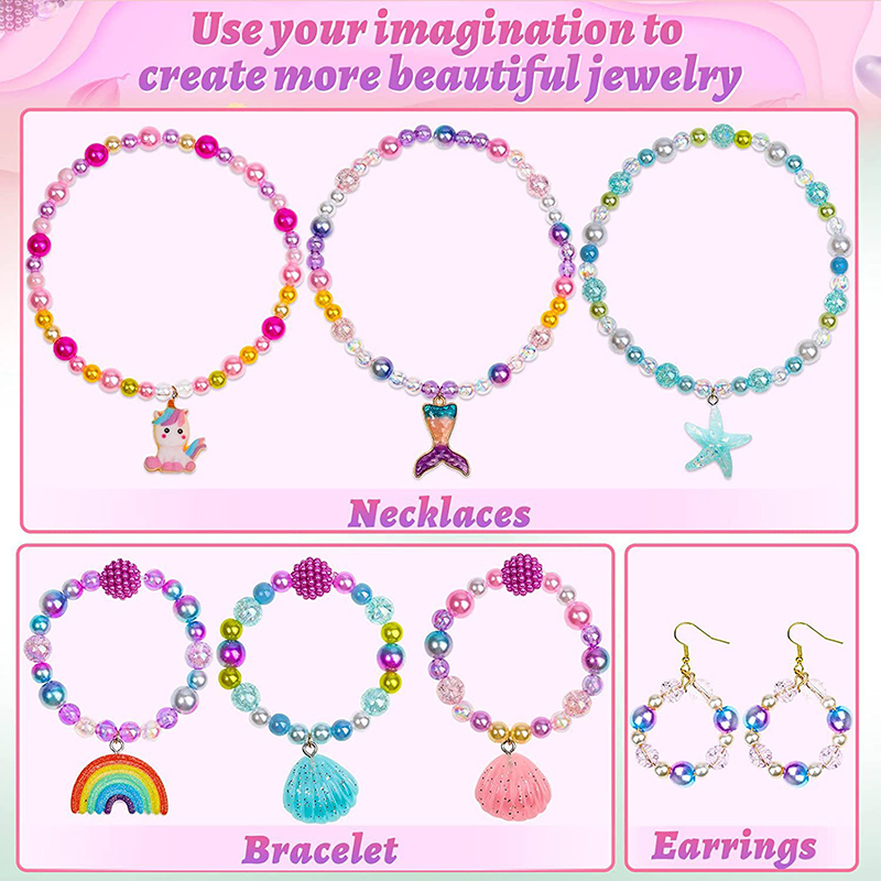 Rainbow ABS Pearl Beads Kit Gr - Pearl Stud Earrings ulasan dan harga