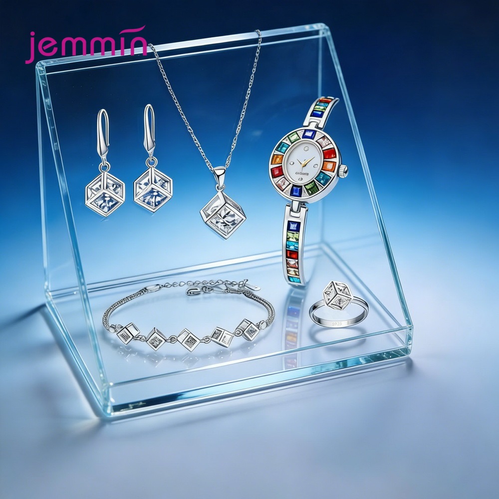 Luxury 925 Sterling Silver Geo - Best Jewelry Watches Women ulasan dan harga