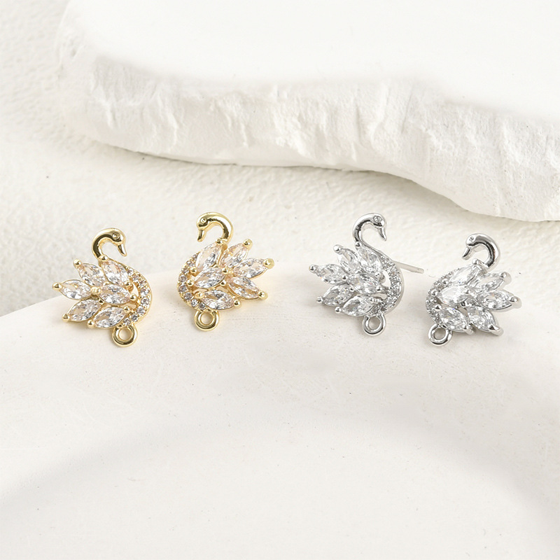 14k Electroplated Real Gold Co - Pearl Stud Earrings ulasan dan harga