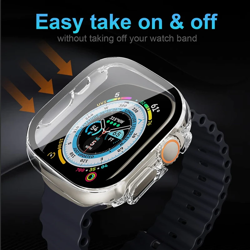 Glass+case For Apple Watch Ult - Jewelry Smart Watches ulasan dan harga
