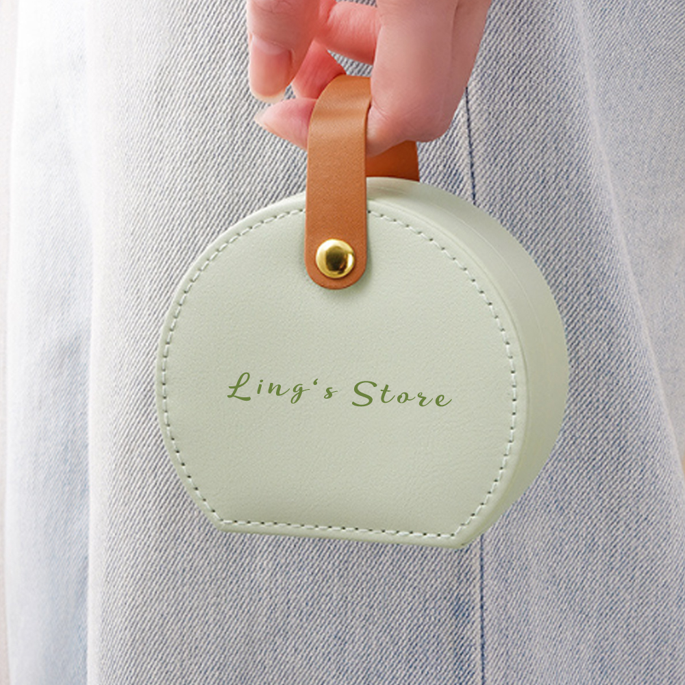 20Pcs Personalized Logo Half C - Pearl Stud Earrings ulasan dan harga