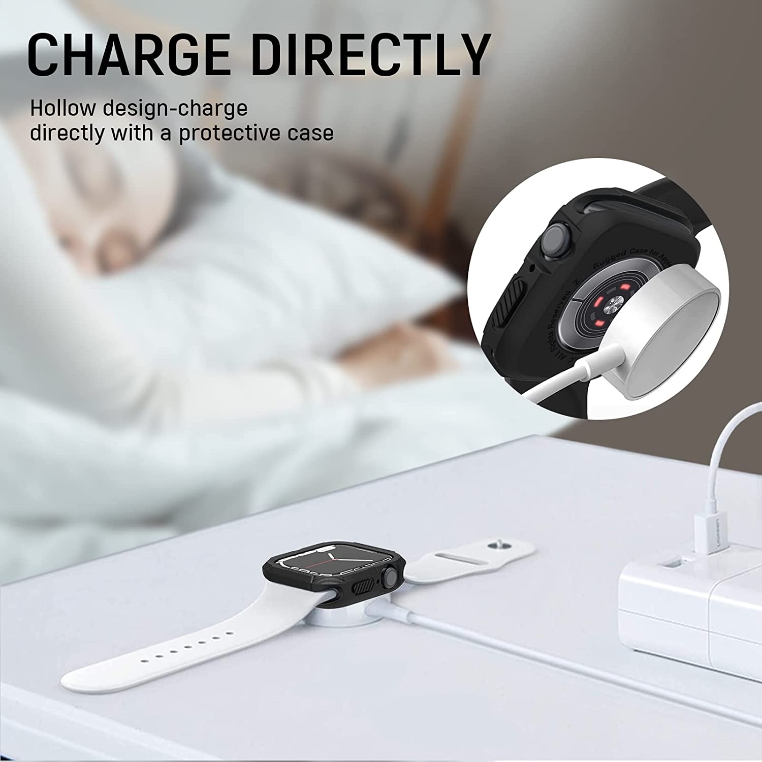Rugged Cover for Apple Watch C - Jewelry Smart Watches ulasan dan harga